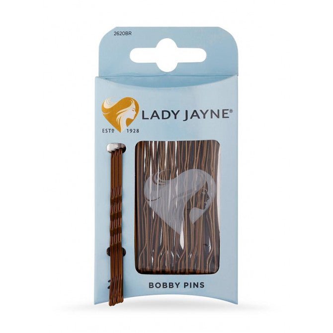 Lady Jayne Bob Pins Brn 6.4cm PK 25 2620BR - Medaid International