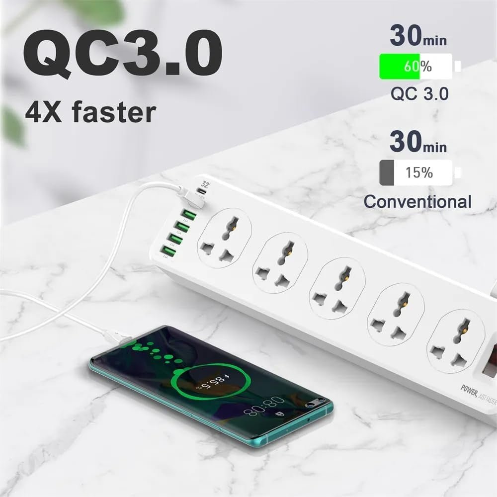 Ldnio 10 AC Outlets Universal Power Strip SC10610