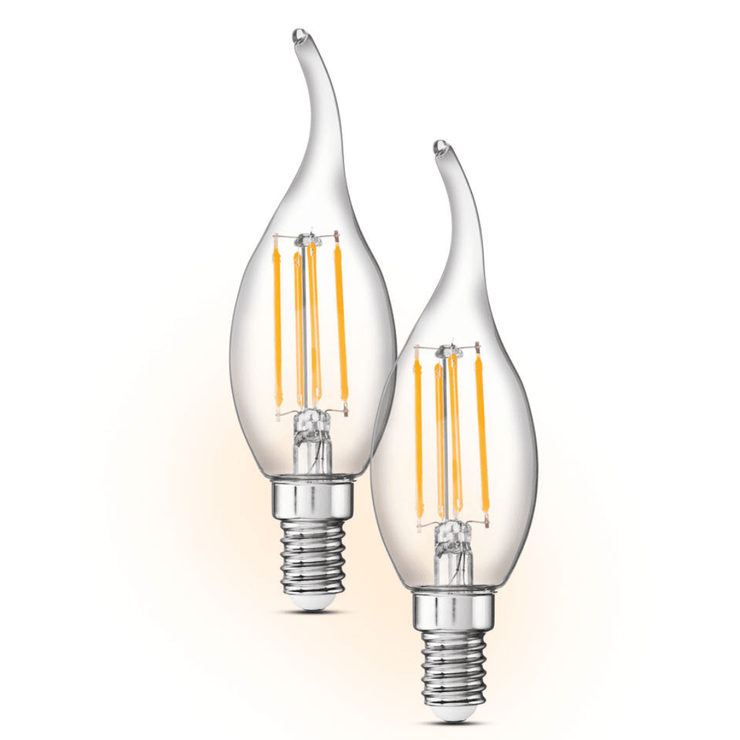 Livarno Home LED Filament Bulbs E14 4.7W=40W Set of 2