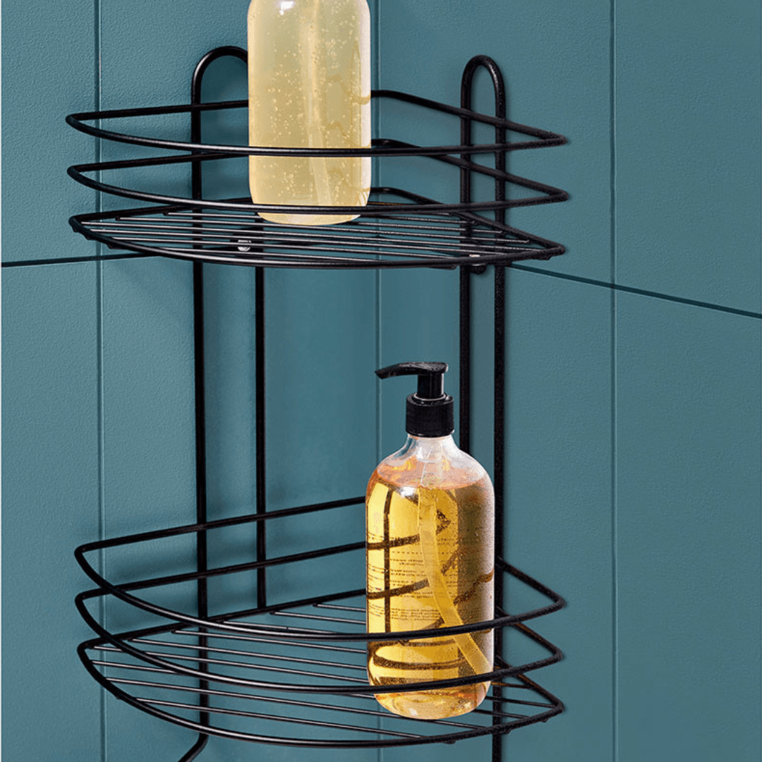 Livarno Home Stainless Steel Shower Rack 32 x 12 x 37.5cm