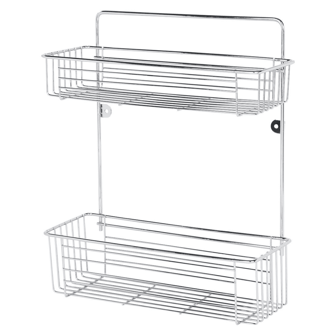 Livarno Home Stainless Steel Shower Rack 32×37.5×12cm