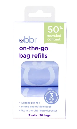 Ubbi - On The Go Refill Bags - Lavende Scented ,Value Pack