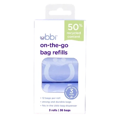 Ubbi - On The Go Refill Bags - Lavende Scented ,Value Pack