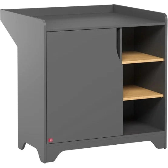 VOX Dresser With Changer Leaf Graphite/Oak
Depth: 44cm
Width: 88.5cm
Height: 89.5cm
weight 37.70 kgs (2 packages)
Graphite/Oak