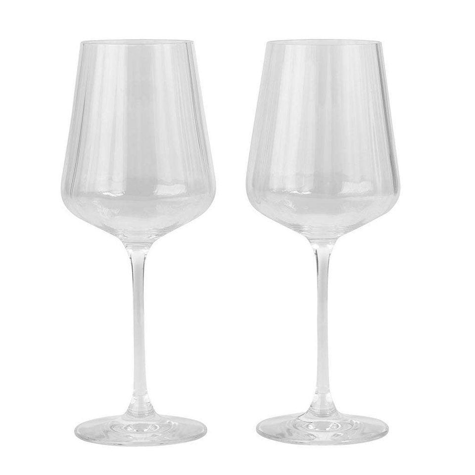 Livellara Milano - Set of 2 White Wine Crystal Glasses
