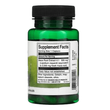 Swanson Maca – 500 mg | 60 Capsules