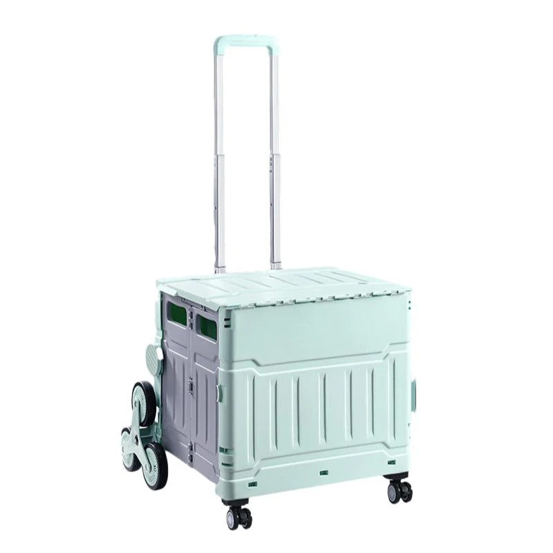 Foldable Cart with Stair Climbing Wheels