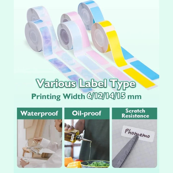 Original PHONEMO Label Maker Machine, Portable Bluetooth Mini