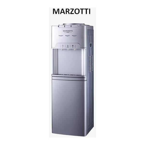 Marzotti Top Loading Water Dispenser Silver Compressor with Storage Cabinet Water, MZWD02B