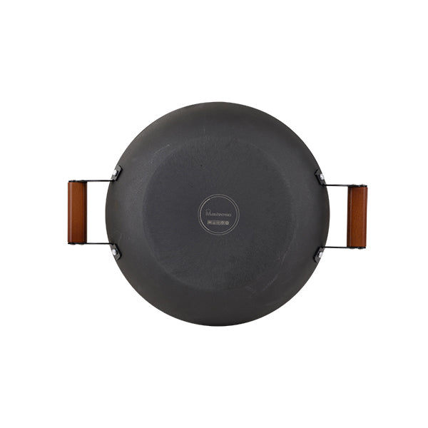 MasterPro, Round Grill Plate 32X38X7Cm Pressed Iron Odin - BGMP-3821