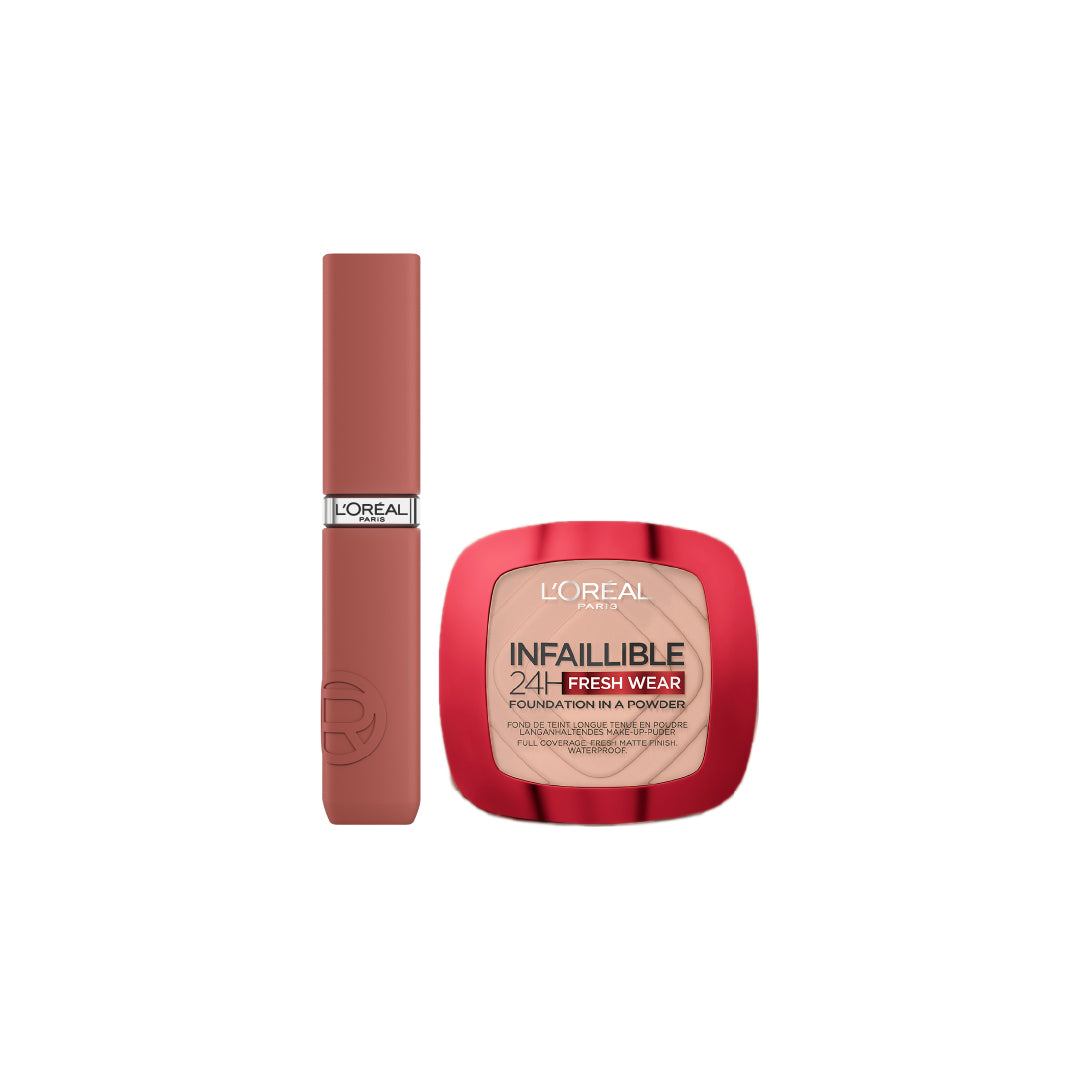 L’Oréal Paris Infallible Lipstick And Powder Bundle At 20% Off - Medaid International
