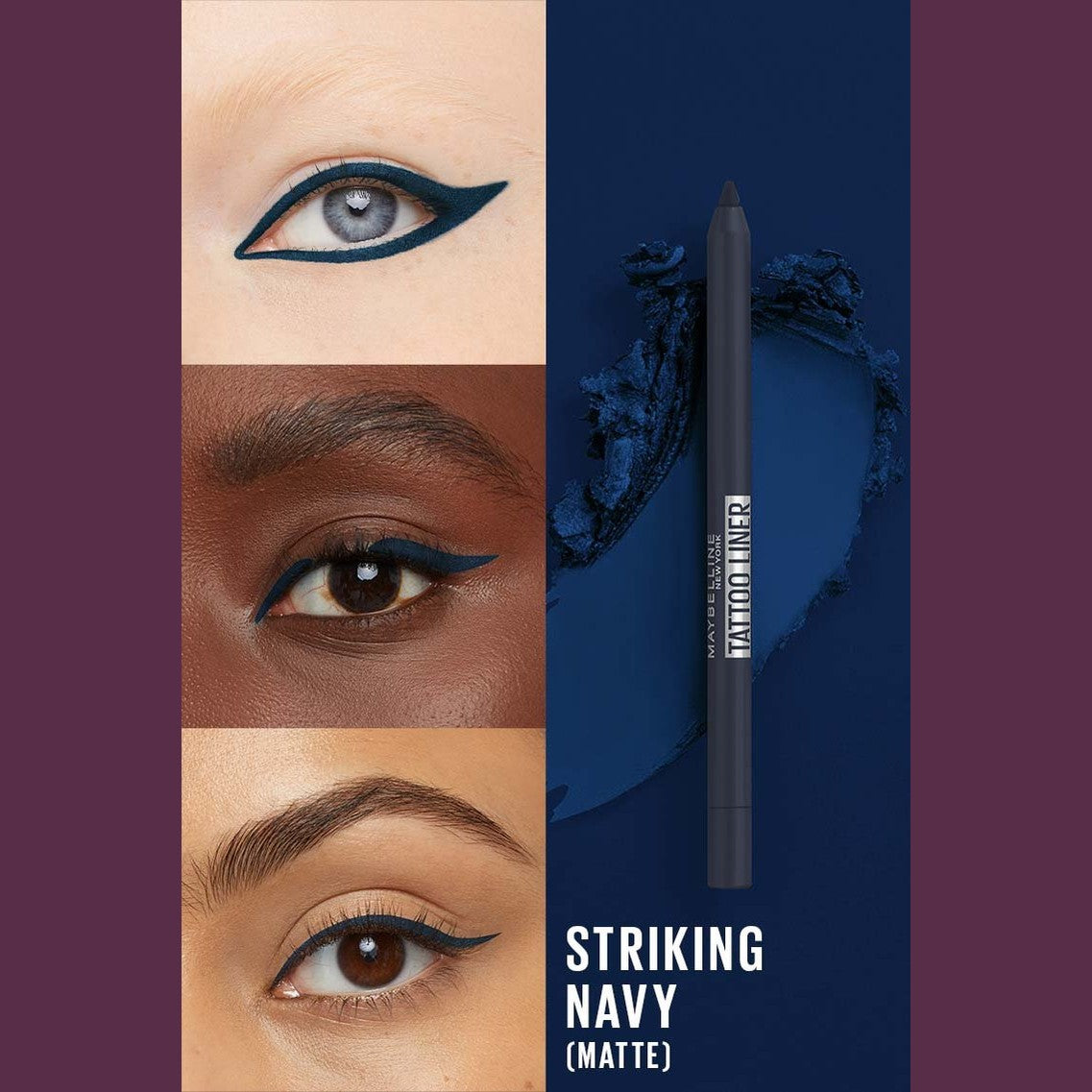 MAYBELLINE TATTOO LINER GEL PENCIL - STRIKING NAVY-