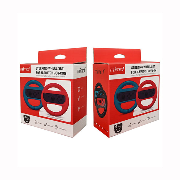 Mimd Switch Game Steering Racing Handle Steer Wheel Holder For Nintendo Switch NS Joy-Con Controller 2 Pack