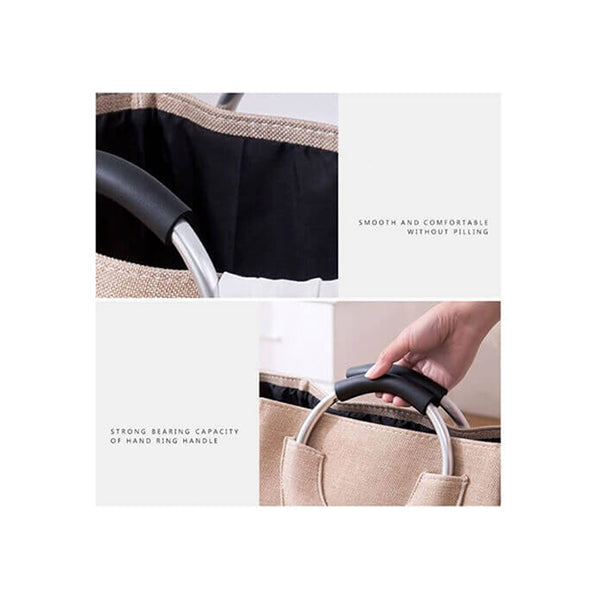 Laundry Bag for Clothes and Other Usage, High-quality Bathroom Laundry Basket with Handle - 13805