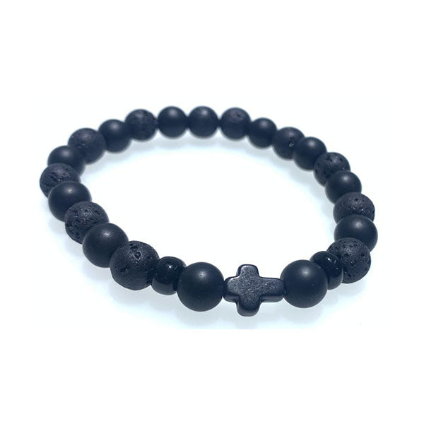 Bracelets Unisex Lava Stone Bracelet - BraVP6rqU