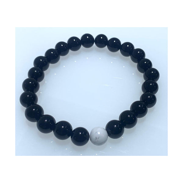 Crystal Bead Bracelets Stretch, Round Shape for Unisex - Cry0yiUG2