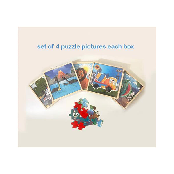 Kids Puzzle, Different Shapes and Colors - Fruits - 13764F