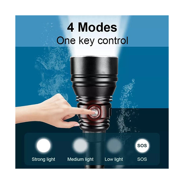 Powerful XHP160 Professional Diving Flashlight