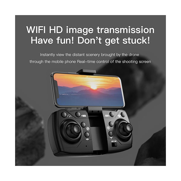 Brushless Drone, HD Dual Camera Aerial F196 Rc Drone, Quadcopter Optical Stream Positioning Brushless Drone - F196
