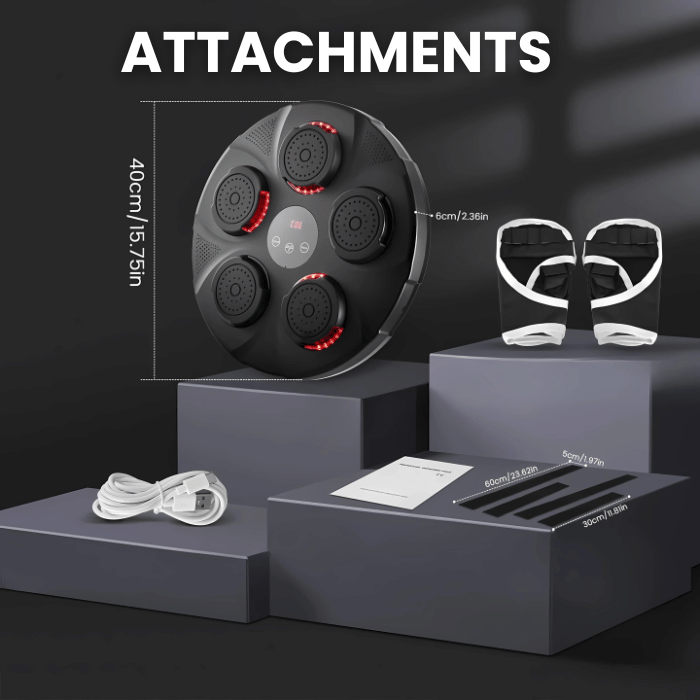 Musical Boxing Machine | Synced LED Lights - Medaid International