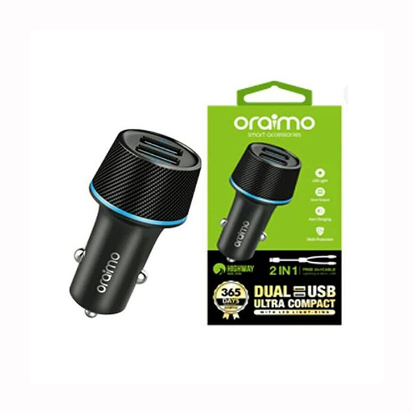 Oraimo Car Charger Highway OCC-21DML Ultra