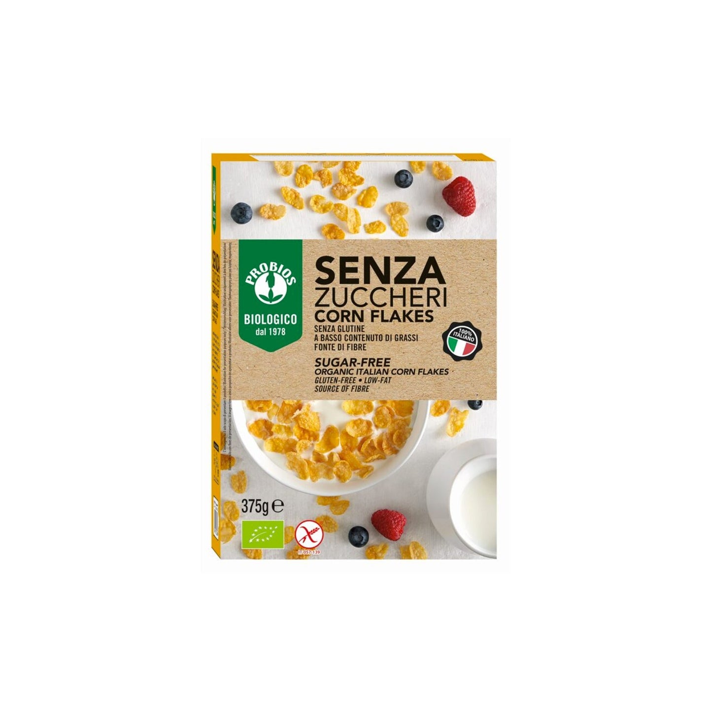 PROBIOS ORGANIC CORN FLAKES - SUGAR FREE - Medaid International
