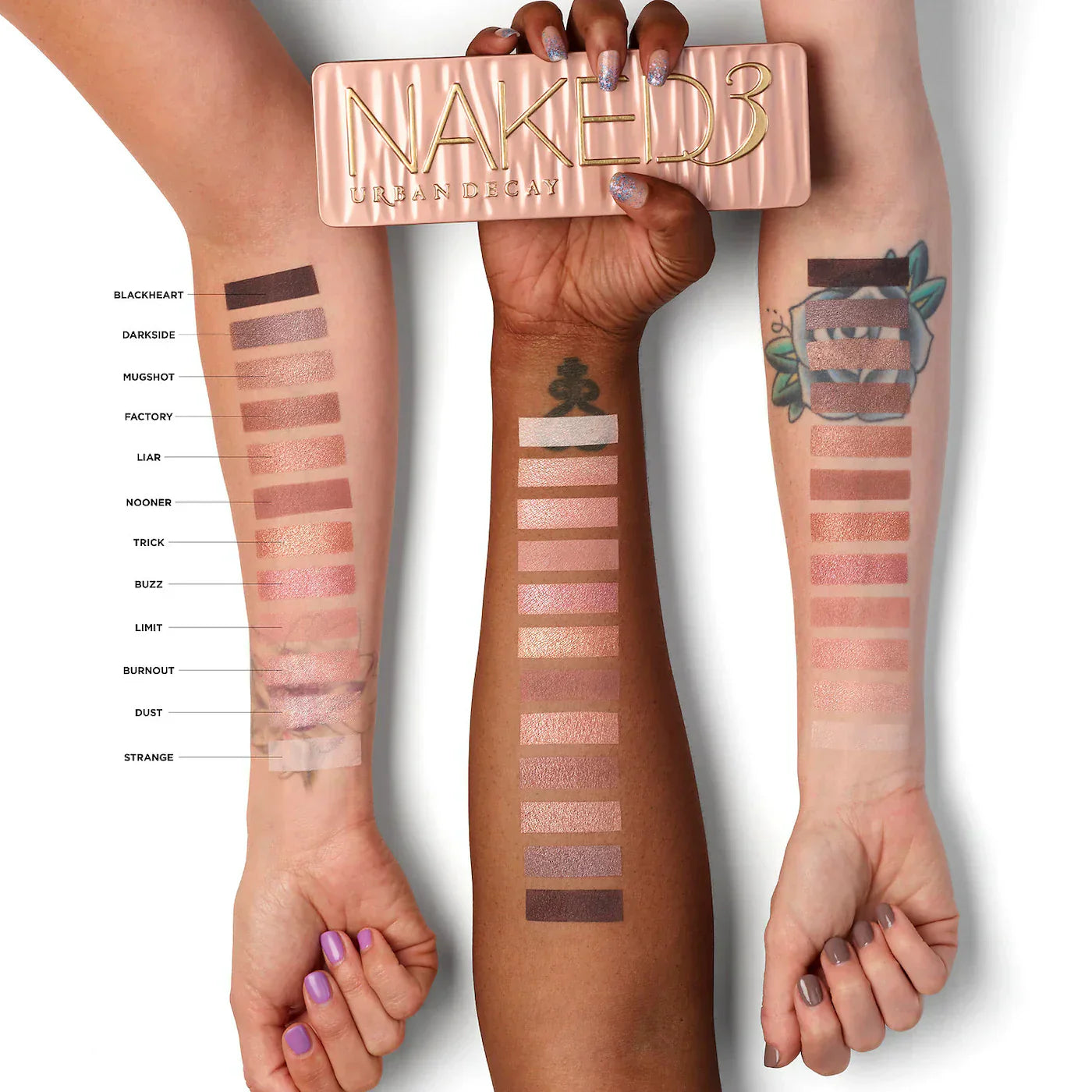 Urban Decay Naked 3 Soft Pink Eyeshadow Palette