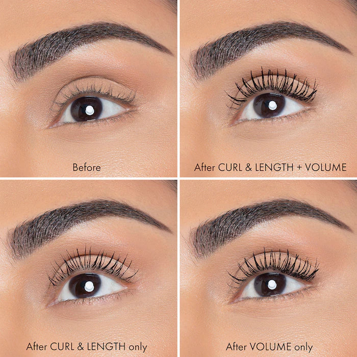 HUDA BEAUTY LEGIT LASHES 3.5Ml Double-Ended Volumizing and Lengthening Mascara EXTREME BLACK