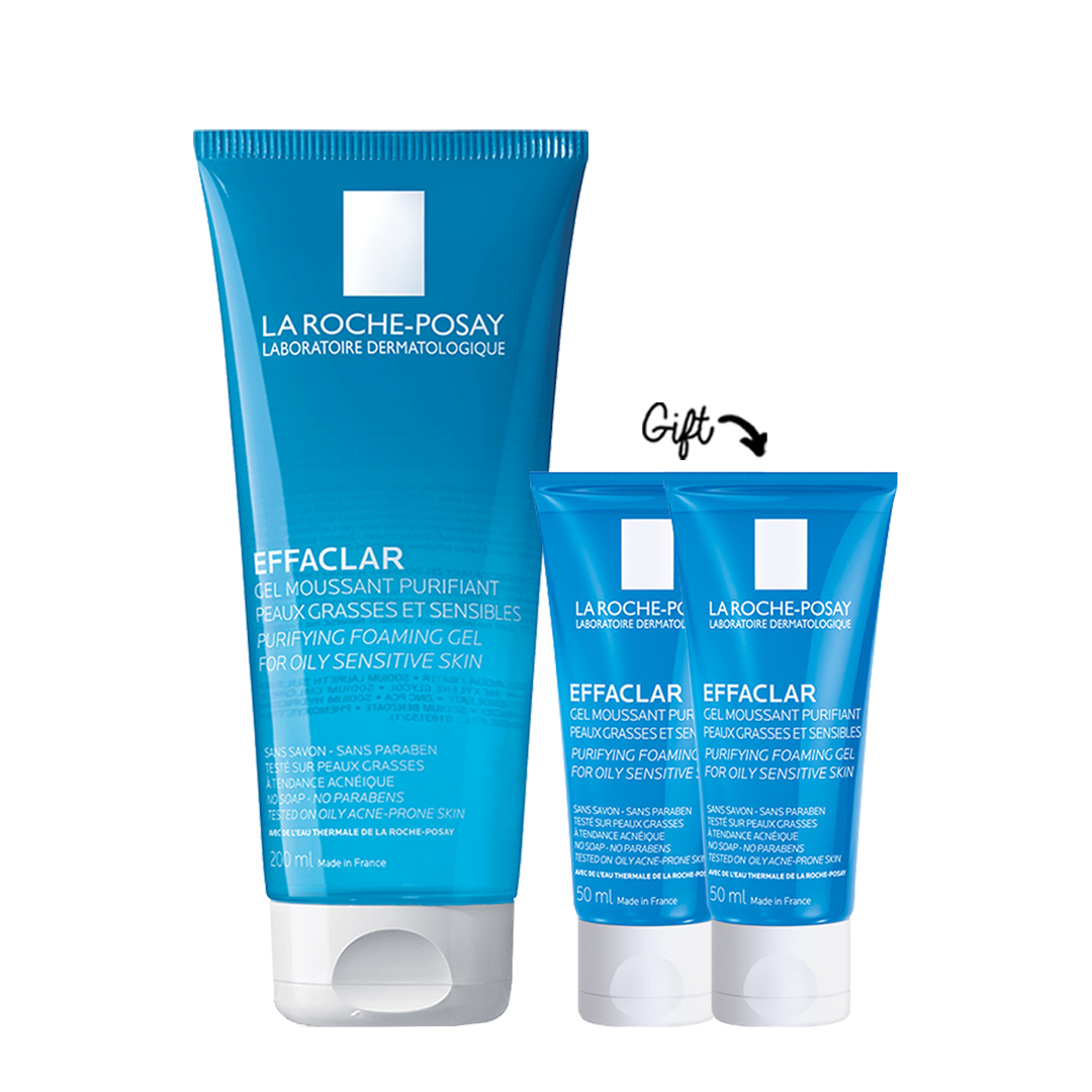 Buy Effaclar cleanser 200 ML Get 2x Effaclar Gel 50 ML - Medaid