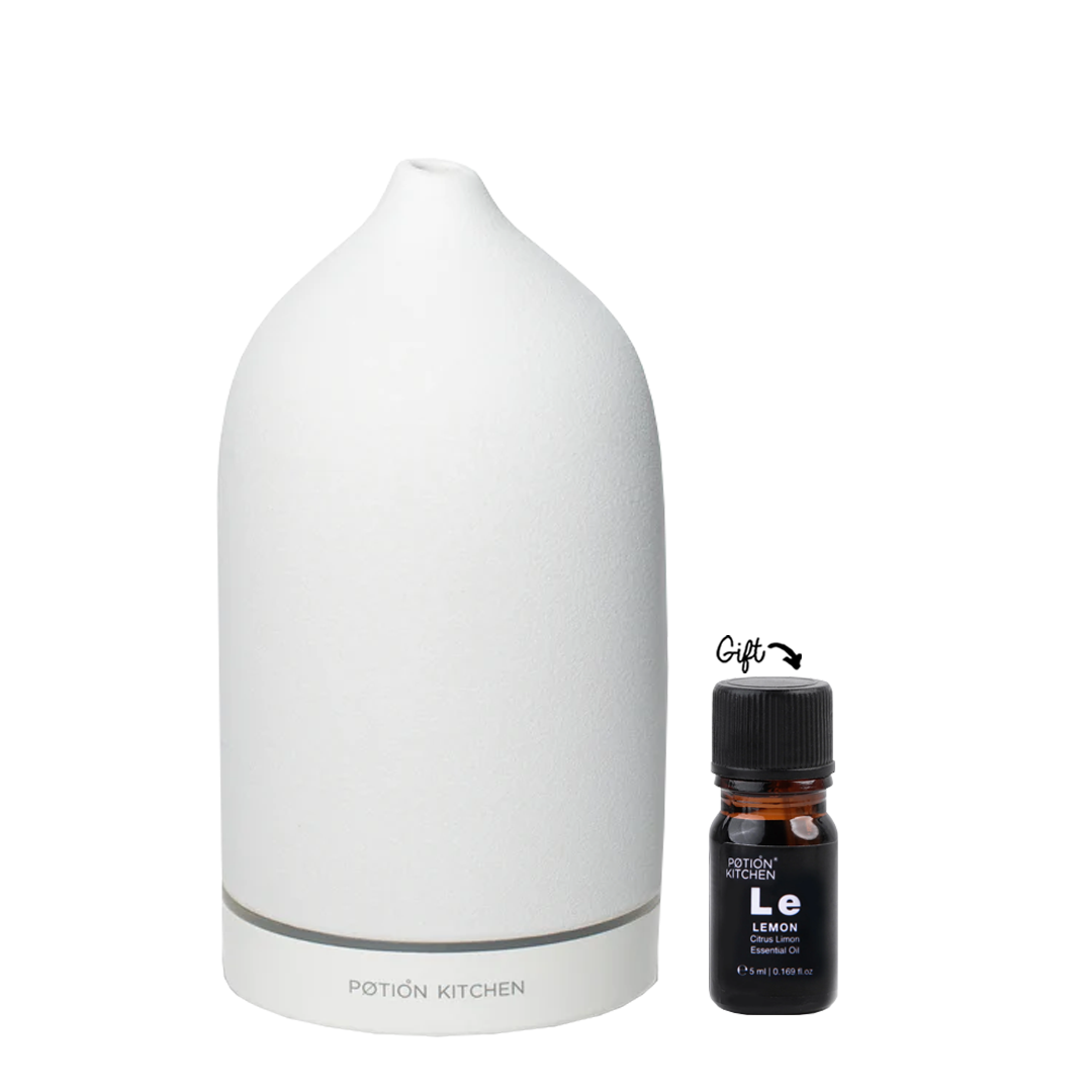 NEW Aura Essential Oil Aroma Diffuser + free lemon oil GIFT - Medaid International