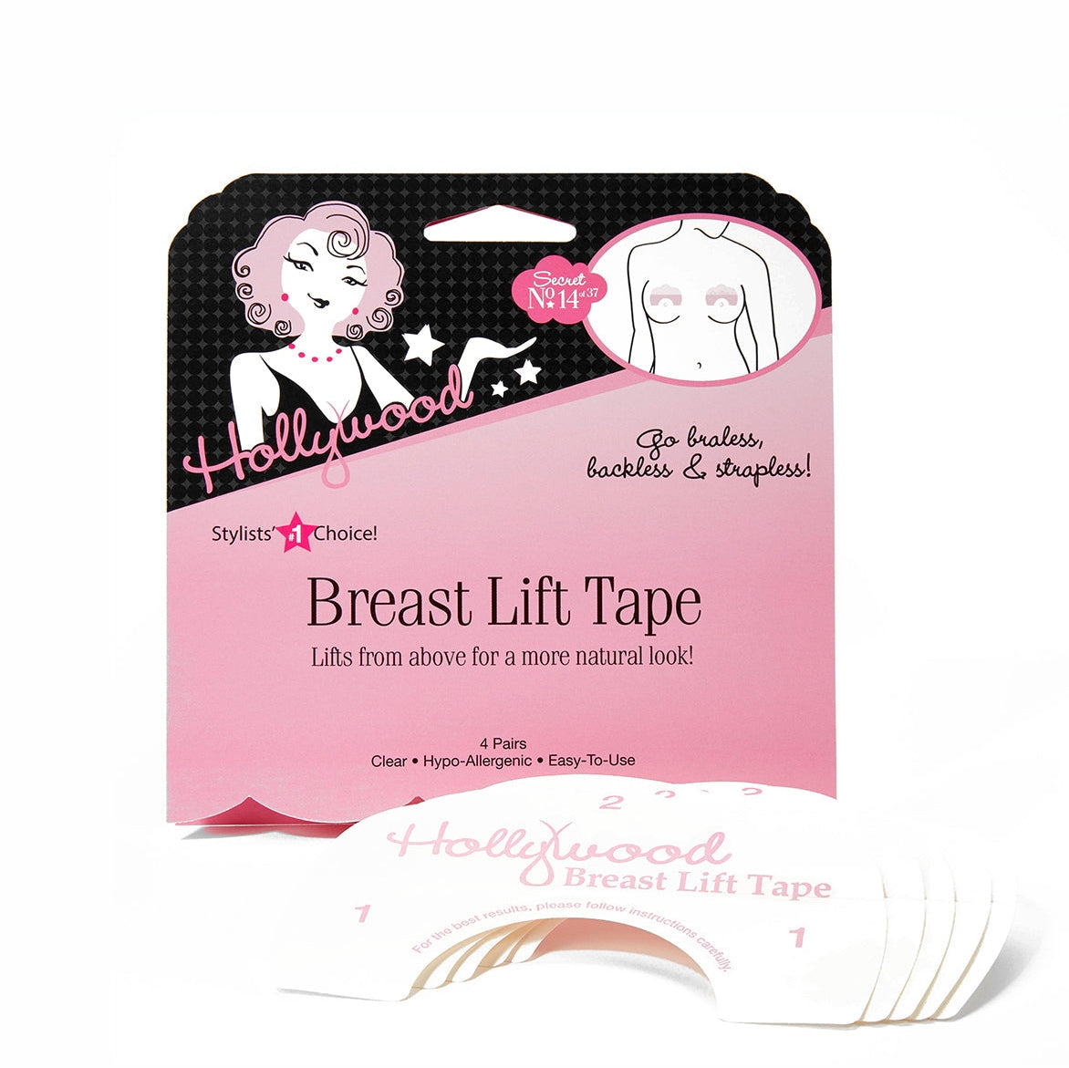 Hollywood Fashion Secrets Breast Lift Tape - Medaid