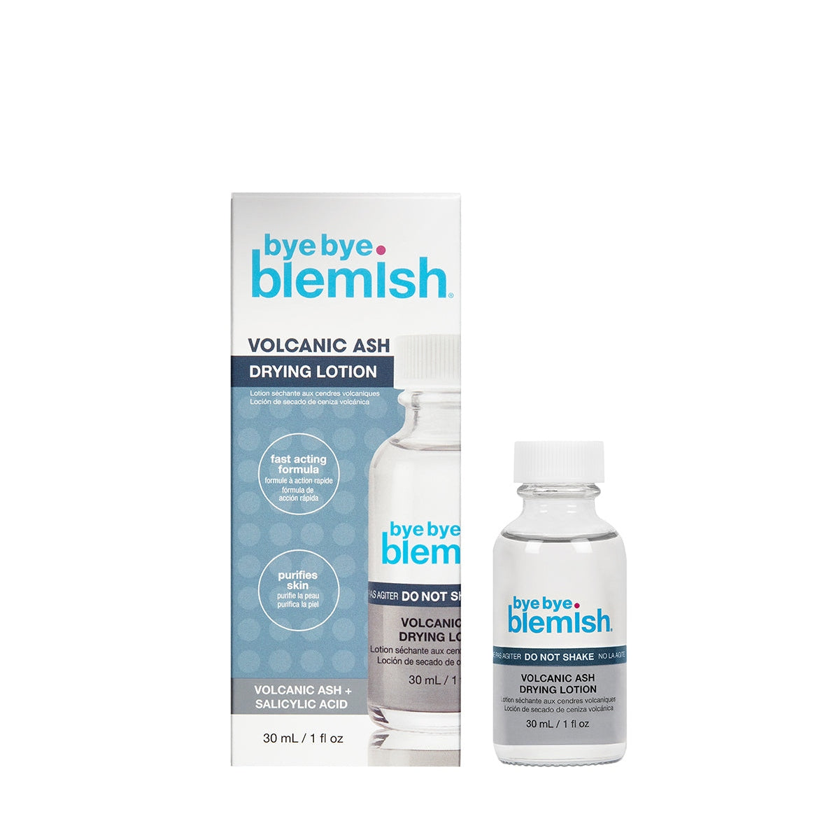 Bye Bye Blemish Drying Lotion Volcanic Ash 1oz Comb Skin - Medaid