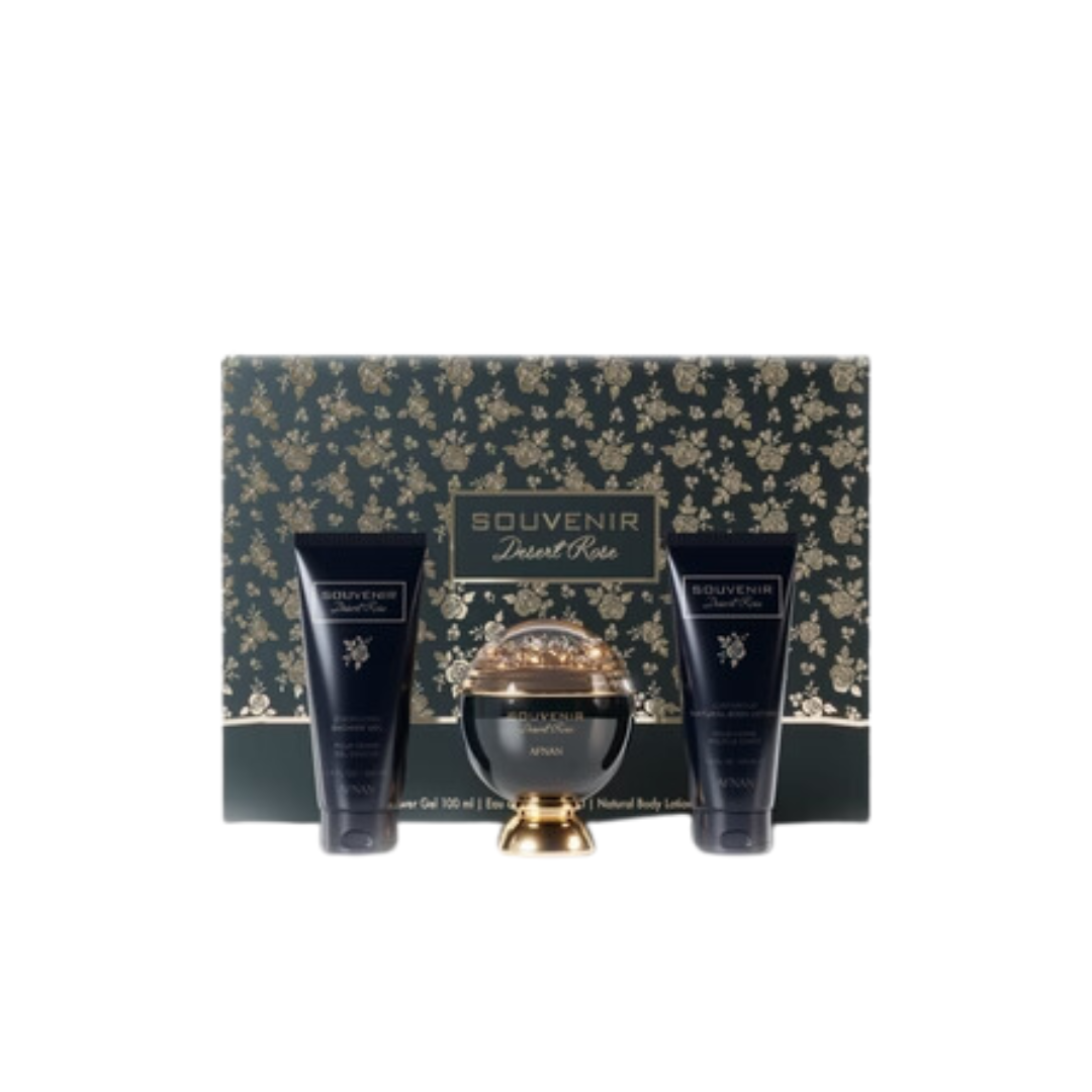 Afnan Set Souvenir Dessert Rose - Medaid International