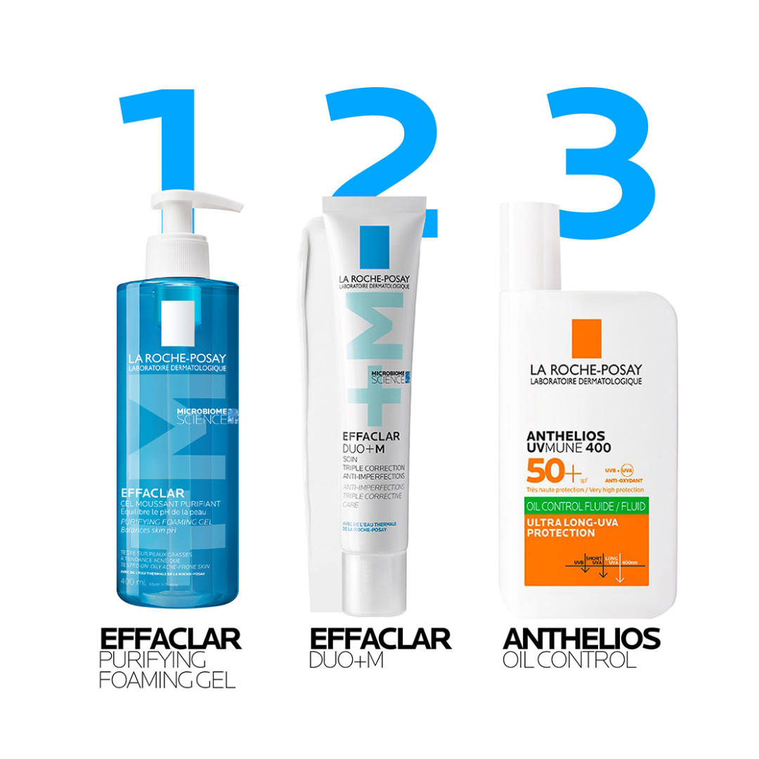 La Roche-Posay Effaclar Acne Foaming Cleansing Gel for Oily and Acne Prone Skin 400ml