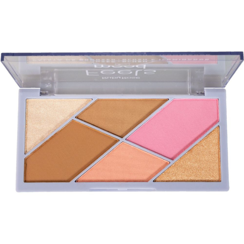 Ruby rose highlighter, blush and bronzer palette -HB-7528
