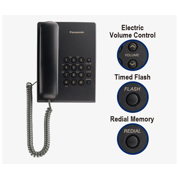 Panasonic Single Line Corded Telephone KXTS400