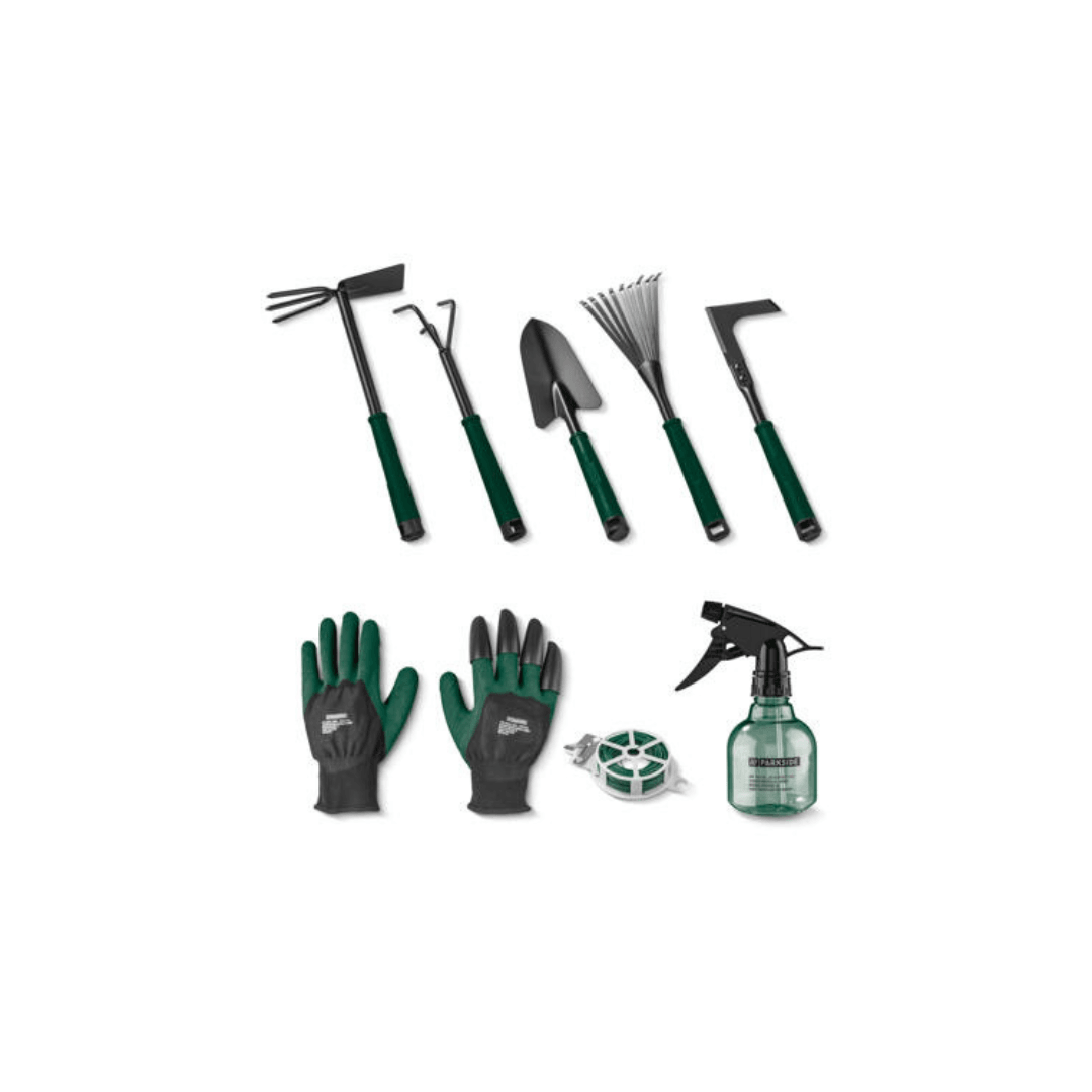 PARKSIDE GARDEN TOOL SET WITH BAG