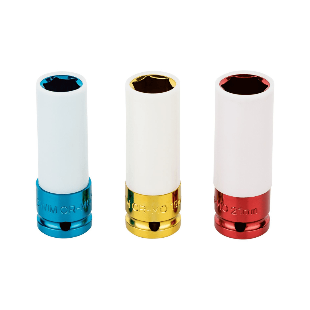 Parkside Impact Socket Set 3 Pieces, Plastic Casing