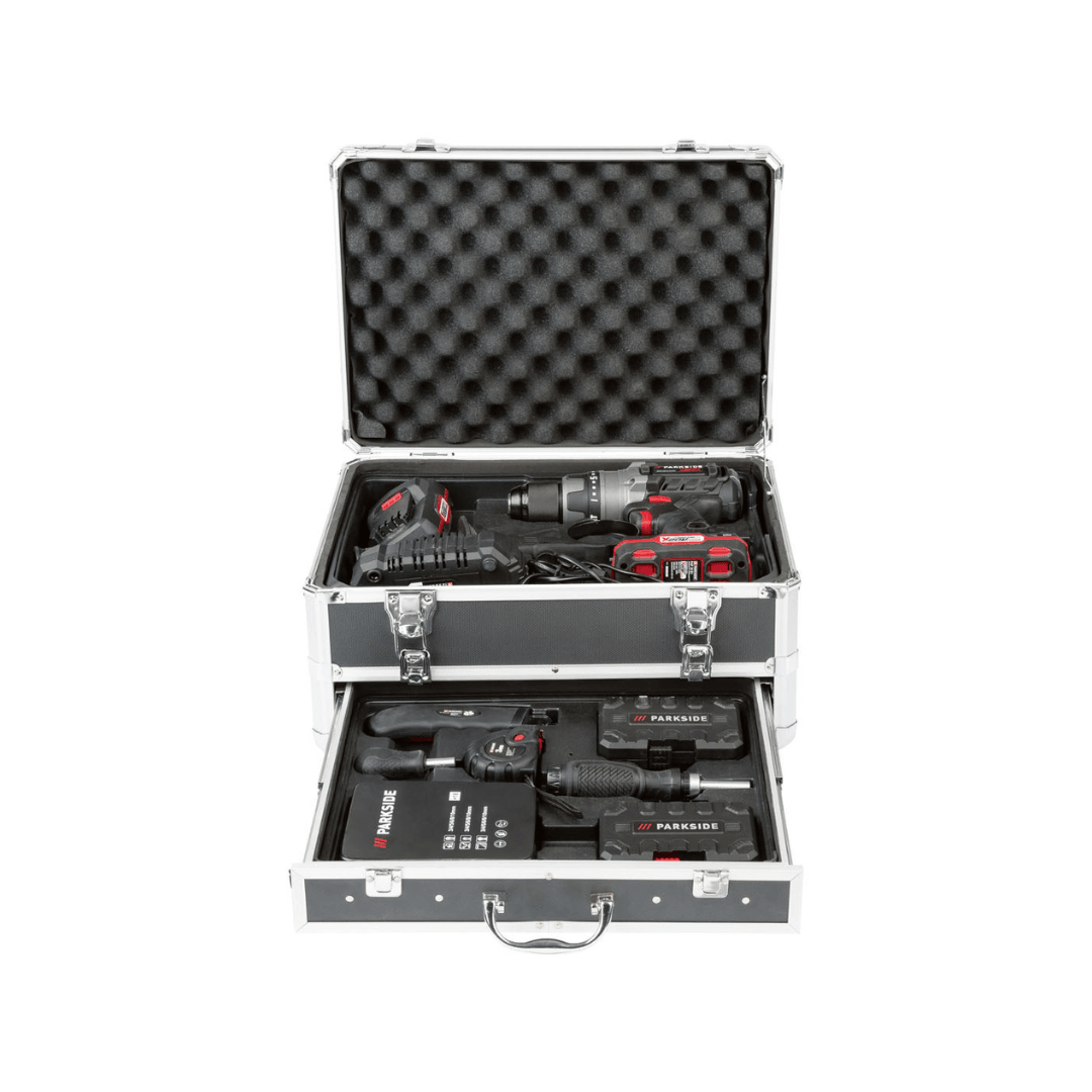 PARKSIDE PERFORMANCE CORDLESS HAMMER DRILL WITH ACCESSORIES »PSBSAP 20-LI B2«, 20V