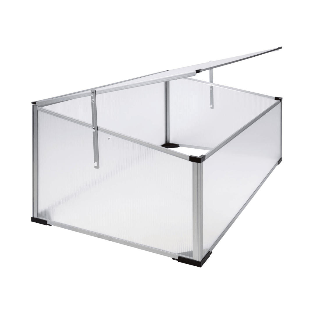 Mini Greenhouse with UV-Resistant Polycarbonate & Aluminum Frame – 100×40×60 cm