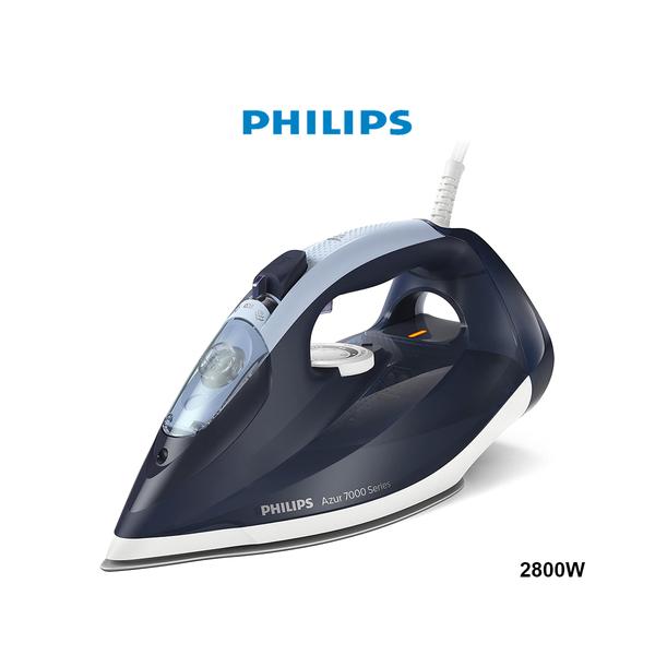 Philips HV Steam Iron 7000 Series, SteamGlide Plus soleplate, Vertical Steam, Auto Shut-off – 2800W DST7030/26
