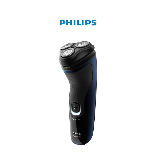 PHILIPS Shaver 1300, Series 1000 S1323/41 Wet & Dry Cordless Electric Shaver with Pop-Up Trimmer and ComfortCut Blades, 1hr Full Charge, Adriatic, Blue