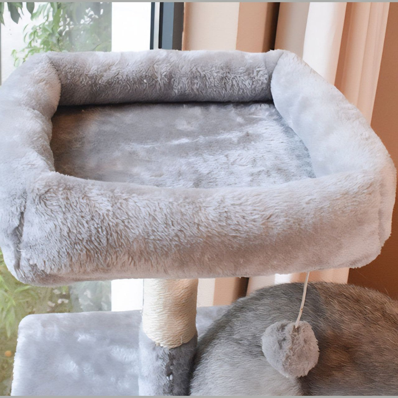 Deluxe 5-Tier Cat Tree Condo – Multi-Level Tower with Hammock & Sisal Scratching Posts