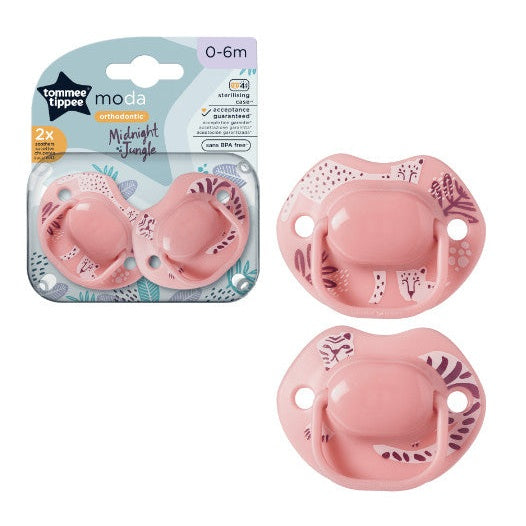Tommee Tippee - Moda Soothers - 0-6m - 2ps
