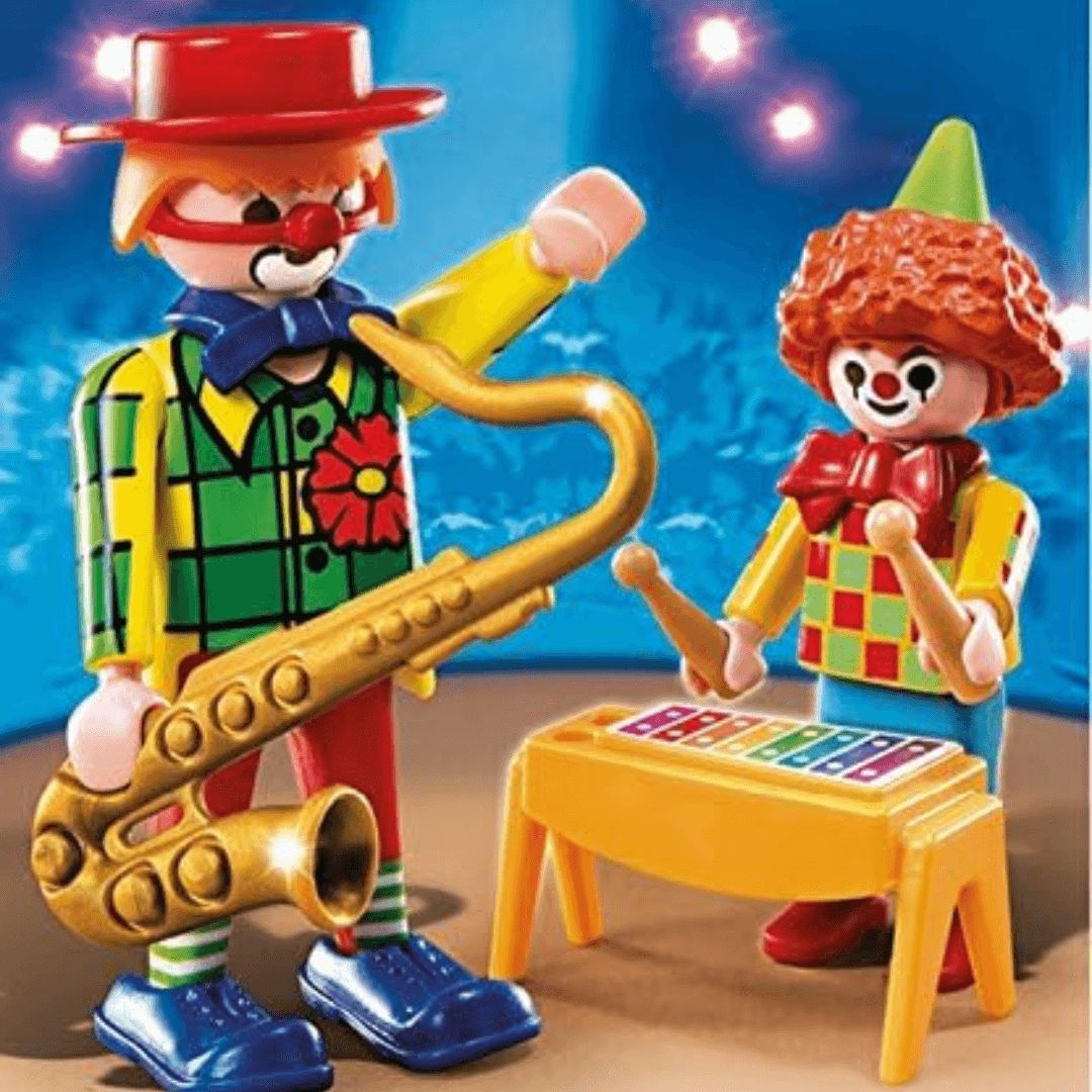 PLAYMOBIL4787 Clowns Play Set , Fun Imaginative Role-Play, Suitable for Children Ages 4+