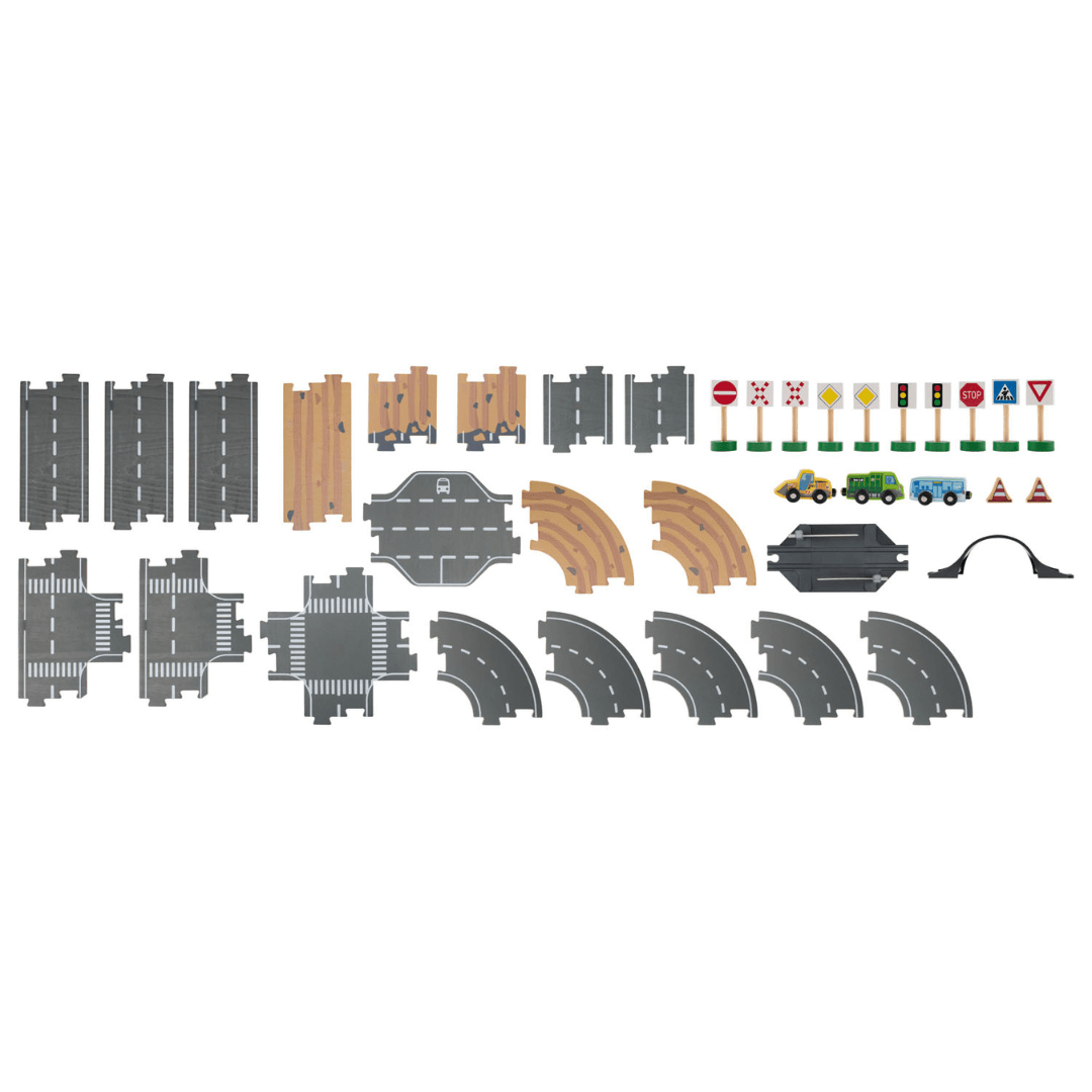PLAYTIVE CONSTRUCTION ROAD SET 36 PIECES