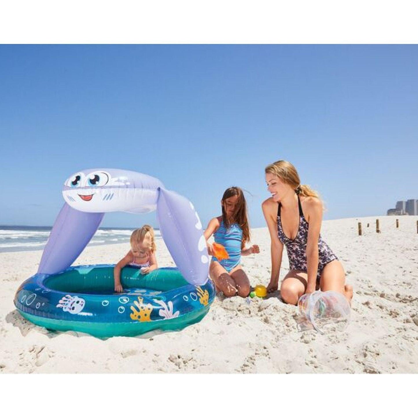 PLAYTIVE TODDLERS PADDLING POOL, WITH ROOF