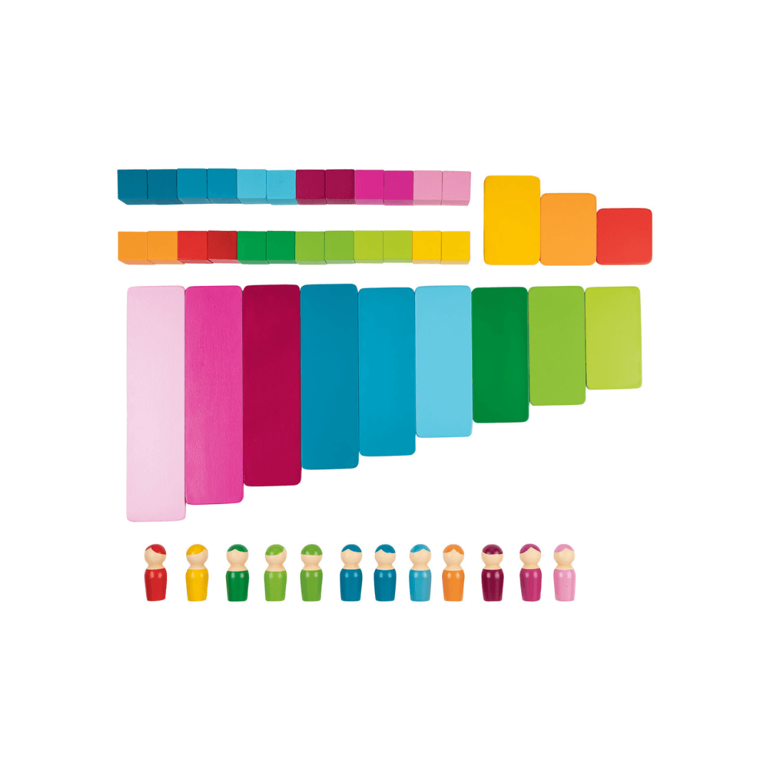 Playtive Wooden Rainbow Toy Stacking Game