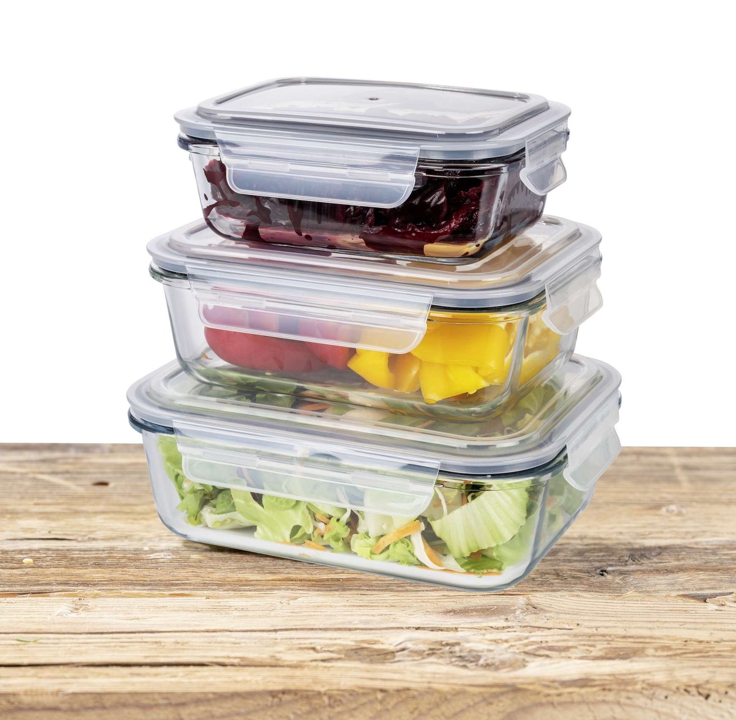Glass food storage container Pacu 1L By Wenko