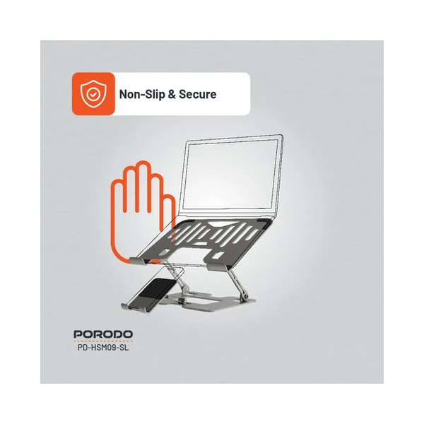 Porodo Smart Folding Multi-Device Stand, PDHSM09SL